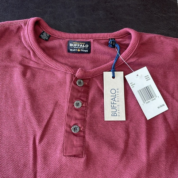 Buffalo Men's Kuto Henley Sweater - Picture 6 of 8